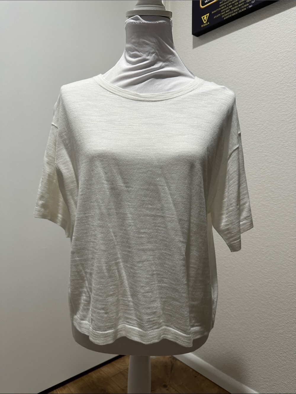 360 Sweater Off-White Short Sleeve Crew Tee
